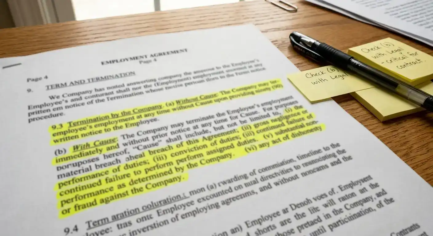 Casino terms document with account termination and fund confiscation clause highlighted