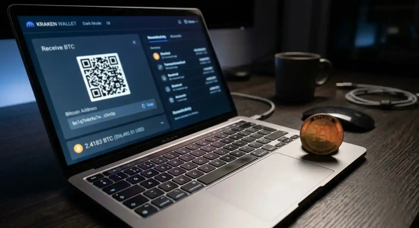 Bitcoin and Ethereum cryptocurrency deposit process at casino cashier