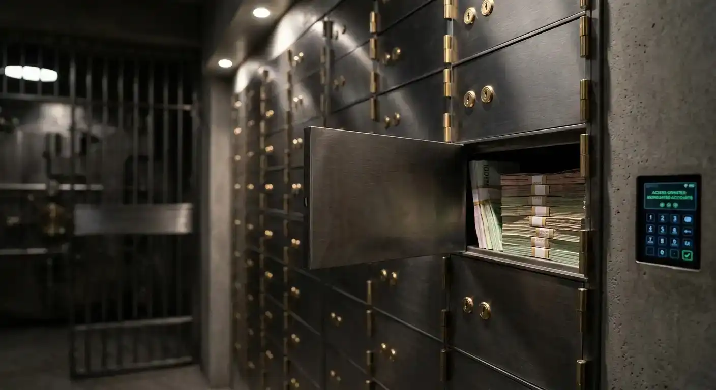 Safe deposit box representing player fund segregation requirement differences