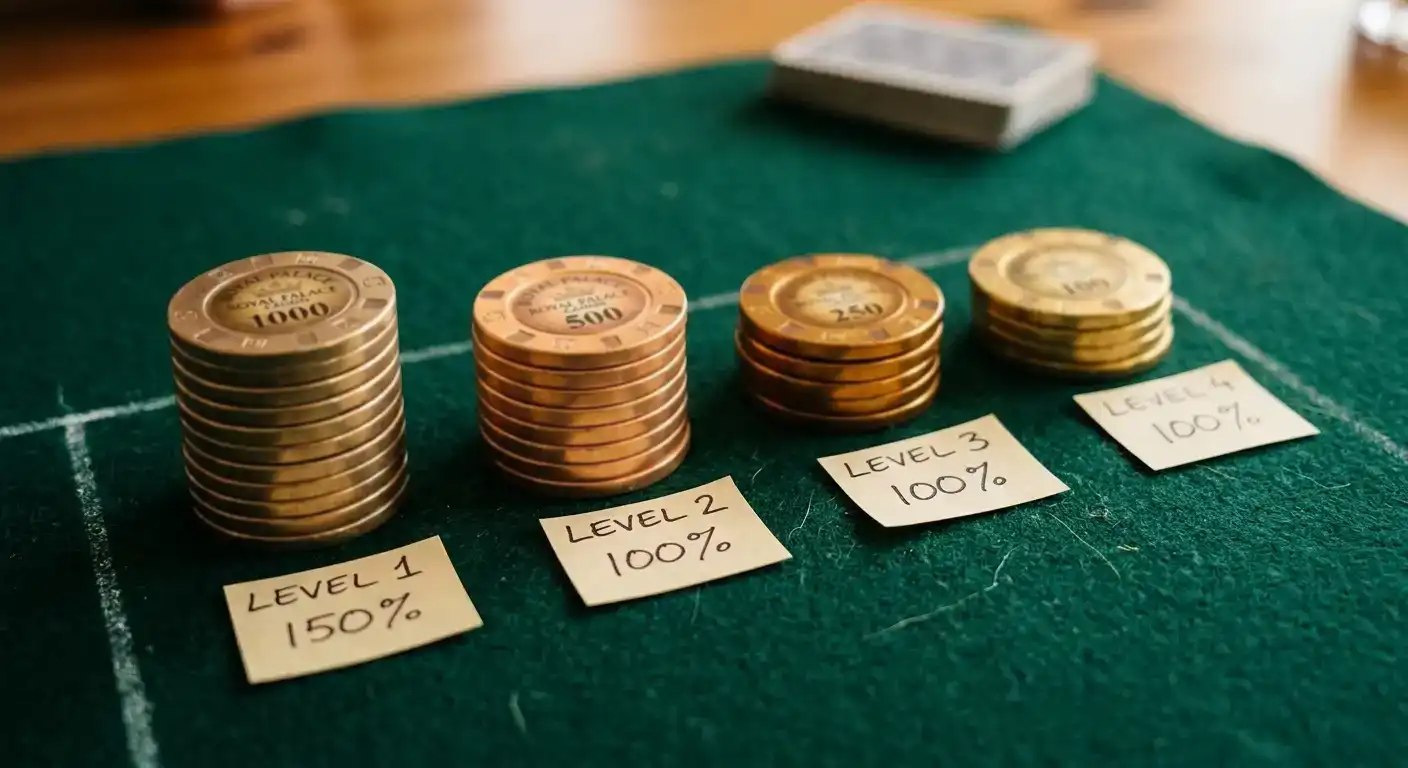 Deposit bonus tiers and promo code structure at Britsino Casino